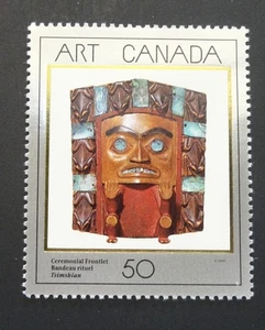 Canada Scott #1241 50¢ Tsimshian Ceremonial Frontlet, MNH/OG (958) - Picture 1 of 2