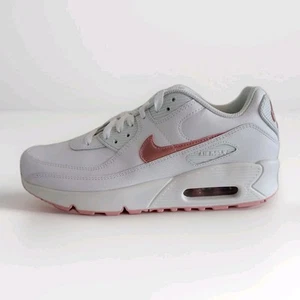 NIKE AIR MAX 90 CUERO GS,Esmalte Rosa'' TALLA UK 6 EUR 39 (CD6864 115) - Imagen 1 de 7