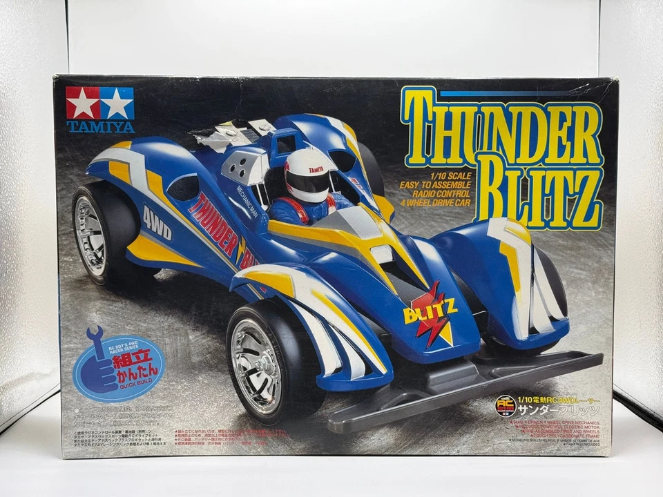 Tamiya Thunder Blitz 1:10 RC‑Bausatz in geöffneter OVP (210) - Bild 1 von 4