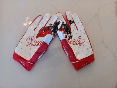 Guantes de fútbol americano Texas Tech Red Raiders Under Armour para hombre talla 2XL nuevos Foto 1 de 4