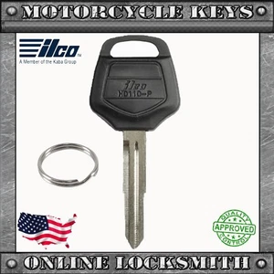 New Uncut Key For Honda Goldwing 2001+ Motorcycles Keyway XHD110-P - Bild 1 von 2