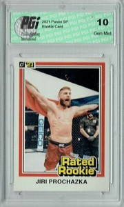 Jiri Prochazka 2021 Panini Instant #RR15 UFC Rated Rookie Card 1/1320 PGI 10