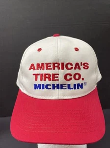 VINTAGE MICHELIN AMERICA’S TIRE CO. SNAPBACK CAP HAT - Picture 1 of 6