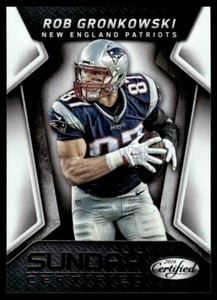 2016 Panini Certified Skills #23 Rob Gronkowski - New England Patriots