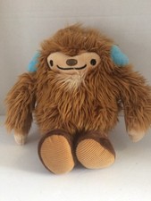 2010 Vancouver Olympics 13" QUATCHI Plush Toy Sasquatch Mascot Blue Ear Muffs