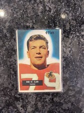 1955 Bowman Football #101 BOB ST. CLAIR Rookie Card RC VG