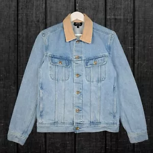 A.P.C. Howl Denim Jacket Corduroy Collar - Men's Small fits XS - Picture 1 of 12