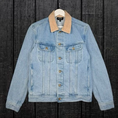 A.P.C. Howl Denim Jacket Corduroy Collar - Men's Small fits XS - Image 1 of 4
