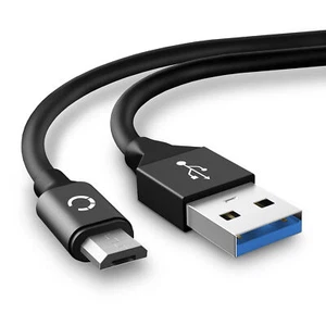 USB Kabel für Acer Iconia Tab A210 Iconia One 10 (B3-A20) Ladekabel 2A schwarz - Bild 1 von 7