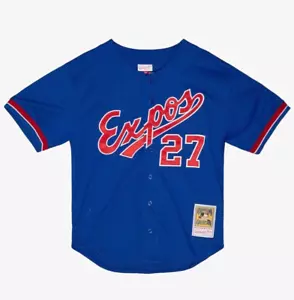 MLB Mitchell & Ness Montreal Expos #27 Baseball Jersey New Mens Sizes $130 - Picture 1 of 3