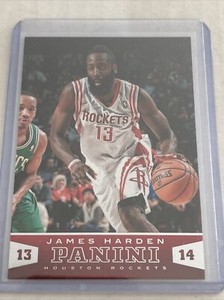 JAMES HARDEN 2013-2014 Panini Basketball Base Card Houston Rockets #81
