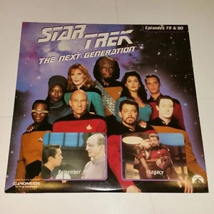 STAR TREK THE NEXT GENERATION Episodes 79 & 80 LaserDisc Laser Video Disc - Imagen 1 de 2