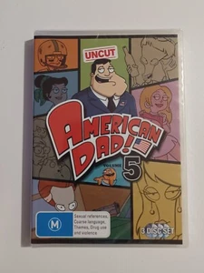 American Dad : Season 5 DVD 3-Disc Set New & Sealed Region 4 Animation Free Post - Picture 1 of 6