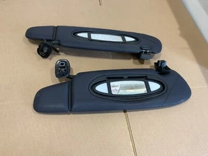 Porsche 911 996 Sun Visors With Mirrors dark blue PAIR - Picture 1 of 5