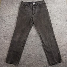 Guess by Georges Marciano Jeans Men 38 x 32 Black Denim Made USA 39001-32 VTG