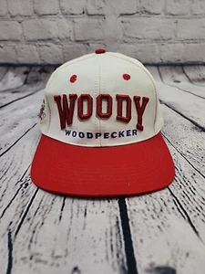 NOS Vintage SPELLOUT Woody Woodpecker Universal Studios Kids SnapBack Hat 1996 - Picture 1 of 8