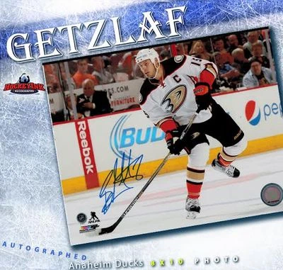 Foto 8 x 10 firmada por Ryan Getzlaf de Anaheim Ducks - 70086 Foto 1 de 2