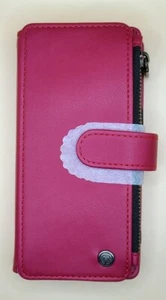 iPhone 14 Pro Flip Wallet Case, MagSafe, Card Holder, Red - Picture 1 of 4