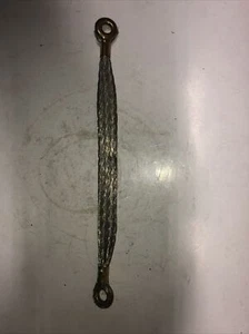 Braided Connector. Copper Braid connector 7 inches long. - Picture 1 of 2