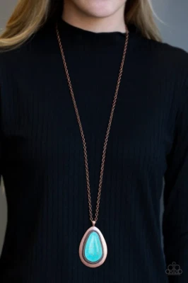 Paparazzi: BADLAND To The Bone - Copper Necklace - Image 1 of 3