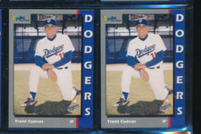 Lot (2) 1996 Team Issue Trent Cuevas Great Falls Dodgers Player Lot (GD54) SWSW6