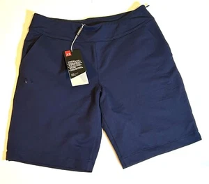 NWT Under Armour Navy Golf Shorts Size S - Stretch Material W/ Side Zipper - Picture 1 of 10