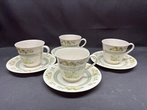 Royal Doulton "TONKIN" #TC1107 ~ England ~ Set of 4 ~ Cups & Saucers ~ 2 7/8" - Picture 1 of 10