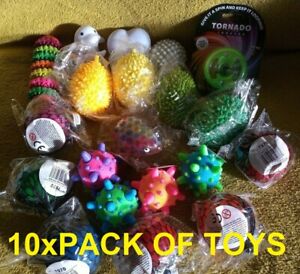 10 Pack Fidget Toys Set Sensory Tools Bundle Stress Relief ADHD Autism Hand Toys