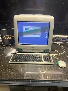 Vintage Apple iMac G3 Bondi Blue 233Mhz-TRAY LOADING -KEYBOARD & MOUSE-OS 9 - Picture 1 of 10