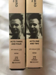 (2) VHS: MOZART Le Nozze Di Figaro Wiener Symphniker Acts 1+2 AND 3+4 VHS - Imagen 1 de 11