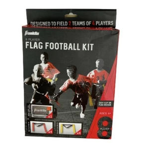 NEU Franklin 8 Spieler Flagge Fußball Kit mit Flaggen & Netz Tragetasche - Bild 1 von 3