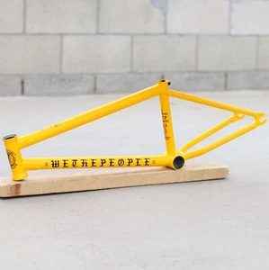 WE THE PEOPLE BMX PATHFINDER BICYCLE FRAME MATTE TAXI CAB YELLOW - Picture 1 of 1