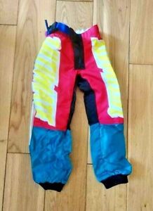 Ultimate Kids Motorcycle MX Textile Trousers Clothing Clearance Fluo 22" 