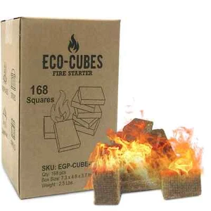 Eco Cubes Fire Starter Squares â€œ Great Fire Starters For Wood Stove Firepla... - Picture 1 of 9