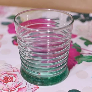 Sirrus Spanish Green 4" Rocks Tumbler Vintage 1990s Libbey Glassware - Picture 1 of 12