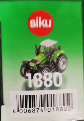 SIKU 1880 Trattore DEUTZ-FAHR Agrotron X720 - scala H0 - Immagine 1 di 4