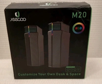 Altavoces de computadora Jeecoo M20 Bluetooth para monitor de escritorio PC Foto 1 de 4