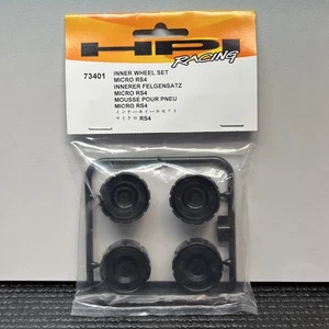 HPI Racing 73401 Black Inner Wheel Set Micro RS4 Vintage RC - Bild 1 von 5