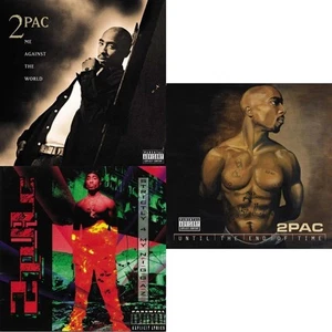 2Pac - Until The End Of Time(X) (4LP) & Me Against The World (2LP) & Strictly 4 - Picture 1 of 4