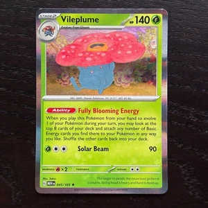 Vileplume 045/165 Pokemon 151 Scarler & Violet Holo Rare Card NM - Picture 1 of 2