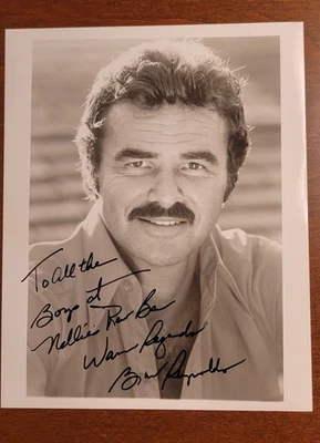 Foto autógrafa firmada de Burt Reynolds 8x10  Foto 1 de 2