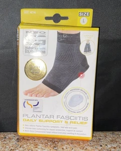 Neo G Plantarfasziitis tägliche Unterstützung & Linderung - Größe Large (1 Paar) schwarz *LESEN* - Bild 1 von 3