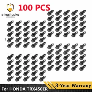 100 Fender Rivet Clips for Polaris 7661855 Honda 90653-HC4-900 21075686 - Picture 1 of 8