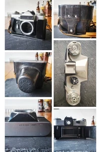 KMZ Zenit E - 35mm SLR - Camera Body Only, With Black Leather Case PLU:B9 - Picture 1 of 8