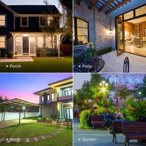 Dusk to Dawn LED Outdoor Light Bulb A19 100 Watt Equivalent Energy Efficient 13W - Picture 1 of 7