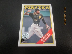 ONEAL CRUZ PIRATES 2023 TOPPS 1988 TOPPS 35TH ANNIVERSARY CARD #T88-6 - Picture 1 of 2