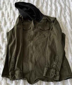 Tony Hawk Men Jacket Hoody Skater sz XL Grunge Streetwear Full zip Pockets Y2K - Picture 1 of 7