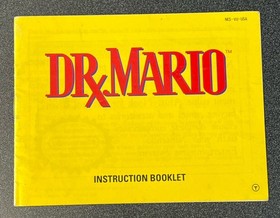 Dr. Mario Nintendo NES solo libretto istruzioni NES-VU-USA