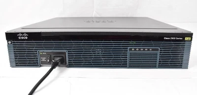 Cisco 2921 Integrated Services Router IOS 15.3 512MB 256MB CF - Image 1 of 4