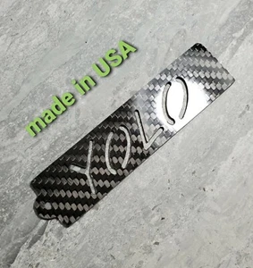 CARBON FIBER YOLO #yolo Keyfob Gift Car Keyring Keychain Key Chain crypto - Picture 1 of 4